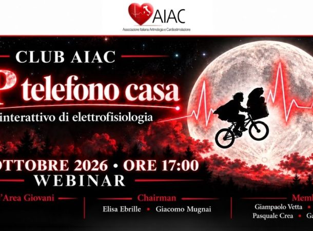 Club AIAC: EP telefono casa - Lunedì 26 ottobre