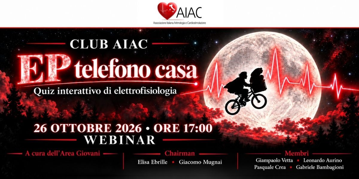 Club AIAC: EP telefono casa - Lunedì 26 ottobre