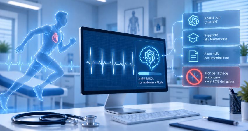 ChatGPT e interpretazione dell’ECG dell’atleta: una necessaria prova di realtà