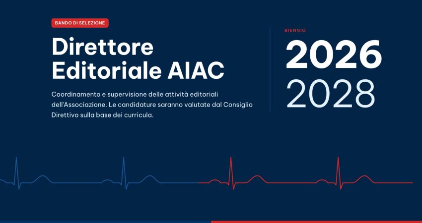 BANDO PER LA SELEZIONE DEL DIRETTORE EDITORIALE AIAC - Biennio 2026-2028