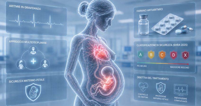 Farmaci antiaritmici in gravidanza: aggiornamento AIAC clinico su utilizzo e sicurezza materno-fetale