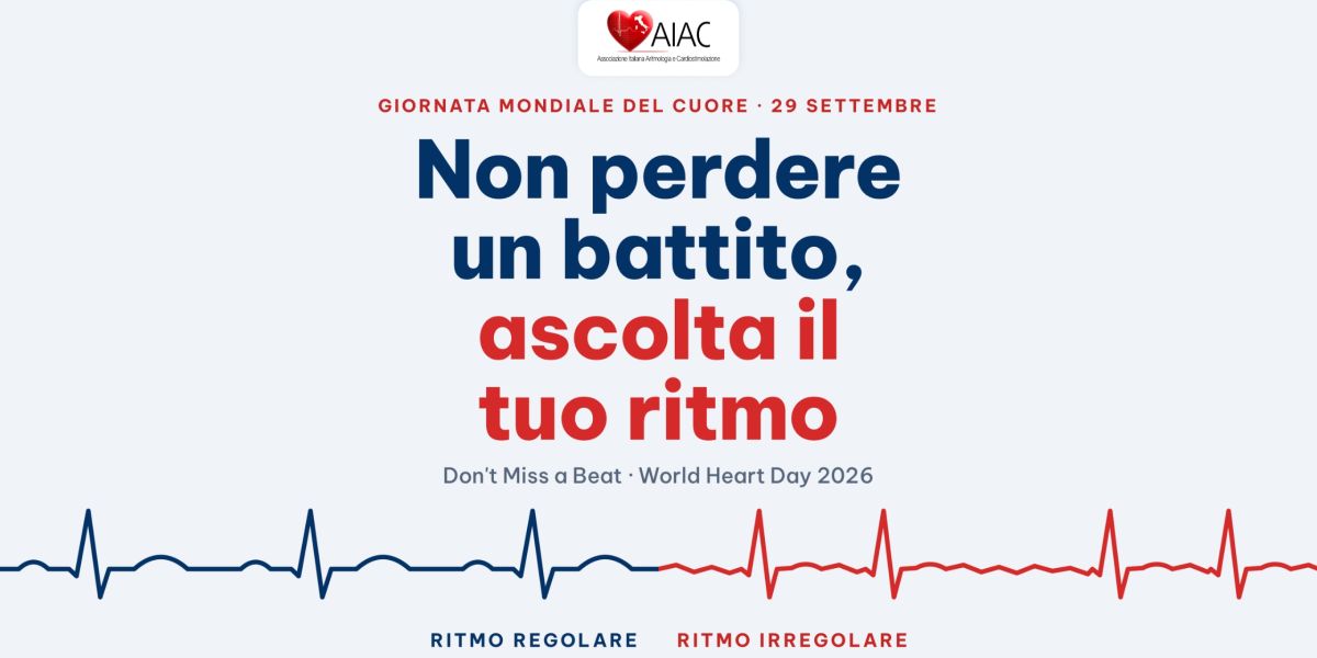Giornata mondiale del cuore 2026: senti il polso 