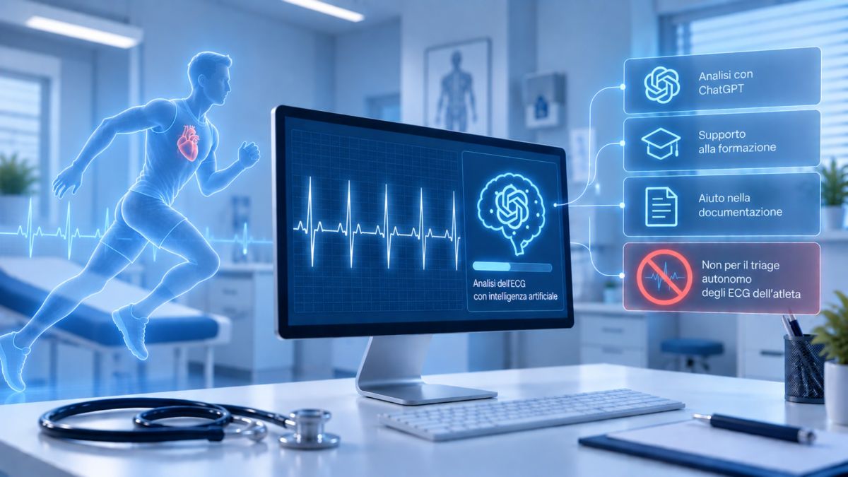 ChatGPT e interpretazione dell’ECG dell’atleta: una necessaria prova di realtà