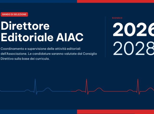 BANDO PER LA SELEZIONE DEL DIRETTORE EDITORIALE AIAC - Biennio 2026-2027