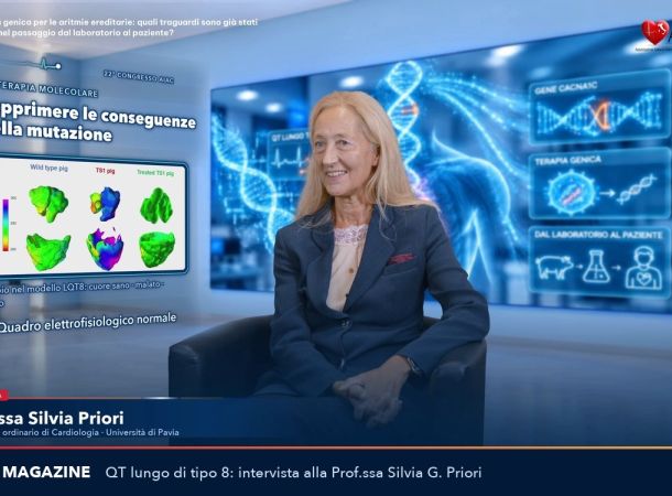 Prof.ssa Silvia G. Priori: intervista su QT lungo di tipo 8 e terapia genica - AIAC