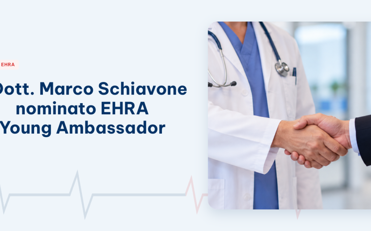Marco Schiavone è il nuovo EHRA Young Ambassador
